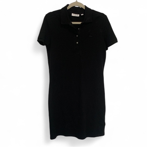 Lacoste Slim Fit Mini Pique Black Short Sleeve Polo Shirt Dress